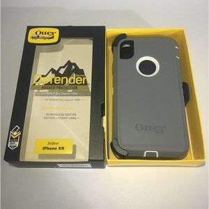 OTTERBOX Defender Case w/ Holster Black For iPhone XR